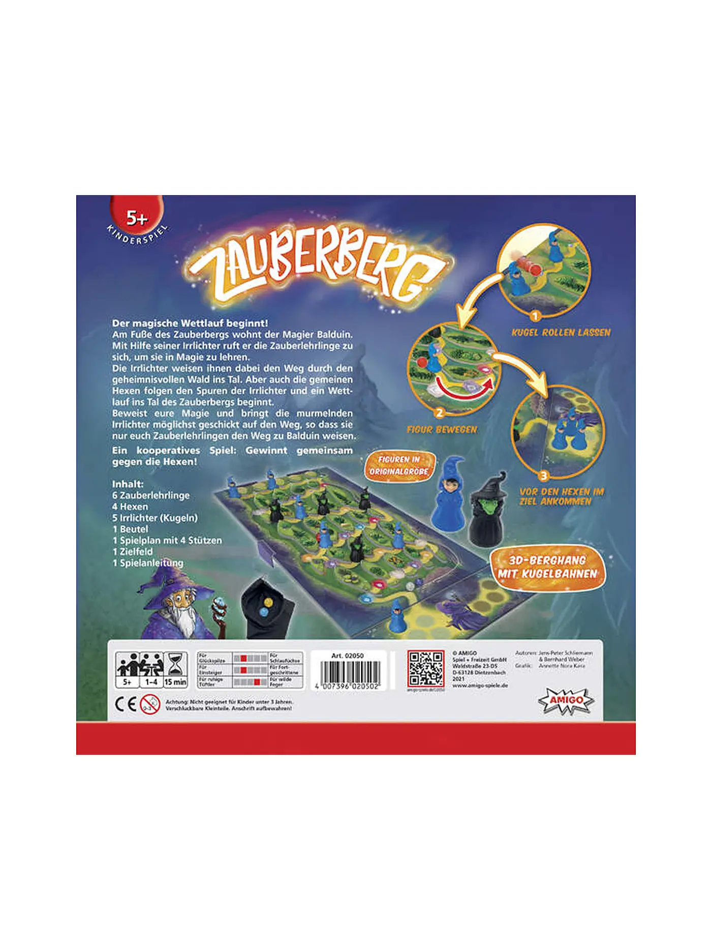 AMIGO | Brettspiel - Zauberberg - Kinderspiel des Jahres 2022 | 